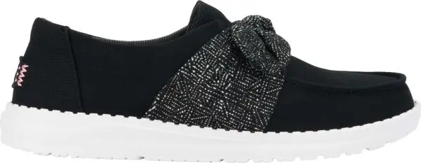 HEY DUDE HEY DUDE WENDY BOW ESSENTIALS Дамски всекидневни обувки, черно, размер