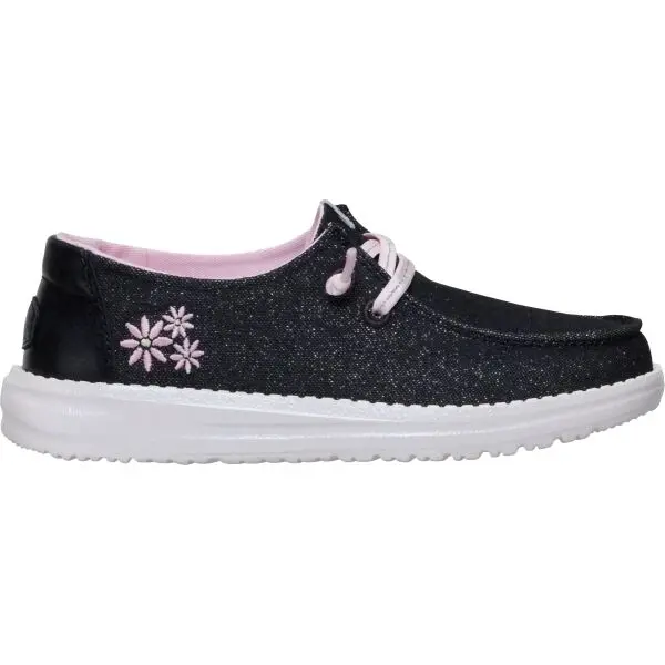 HEY DUDE HEY DUDE WENDY Y SHIMMER FLOWER Детски обувки за свободното време, черно, размер