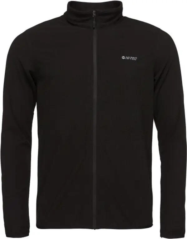 Hi-Tec Hi-Tec DAMIS FLEECE FULL ZIP Мъжки суитшърт, черно, размер