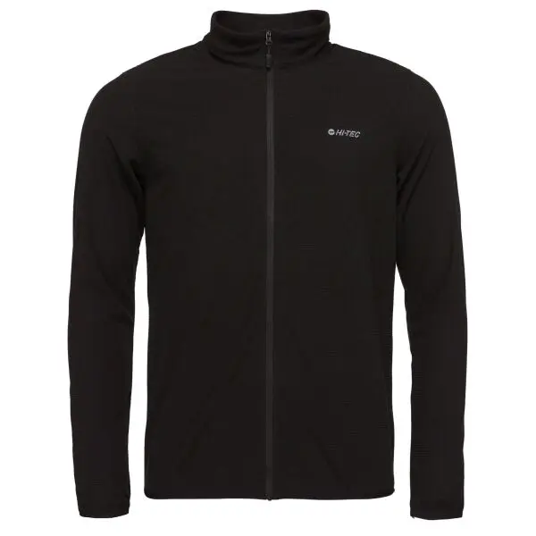 Hi-Tec Hi-Tec DAMIS FLEECE FULL ZIP Мъжки суитшърт, черно, размер XXL