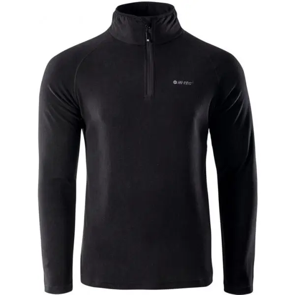Hi-Tec Hi-Tec DILASO Мъжки суитшърт от микрофлийс, черно, размер XXXL