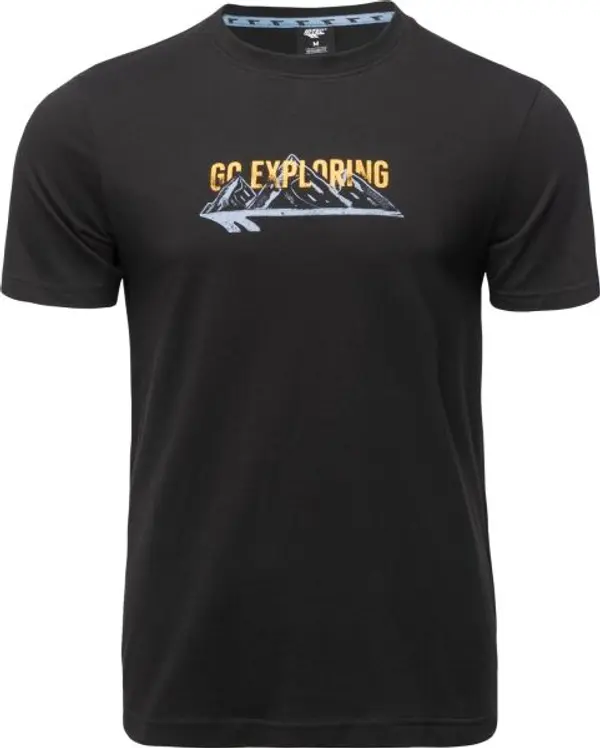 Hi-Tec Hi-Tec HOUCINE Мъжка памучна тениска, черно, размер