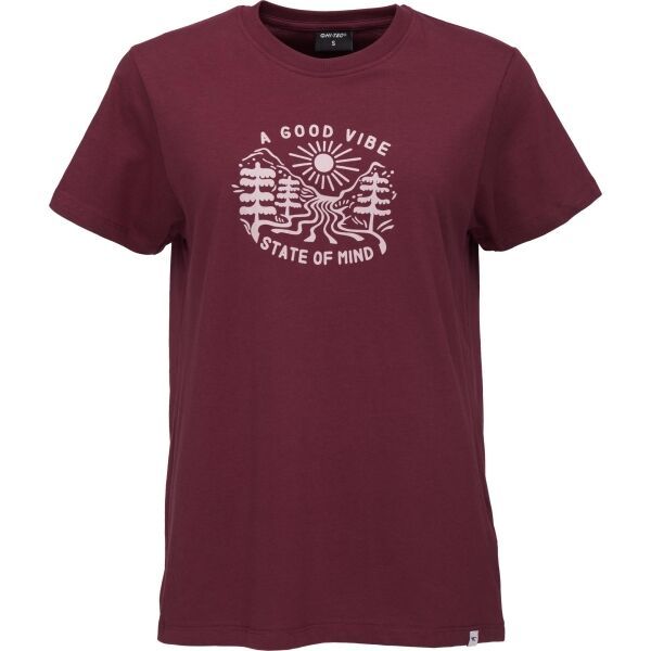 Hi-Tec Hi-Tec LADY DIOKI Дамска тениска, винен, размер
