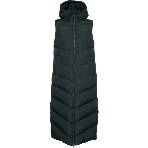 Hi-Tec Hi-Tec LADY GULIETTA Дамски дълъг елек, тъмнозелено, размер