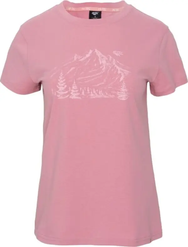 Hi-Tec Hi-Tec LADY SERENITY SP Дамска памучна тениска, розово, размер