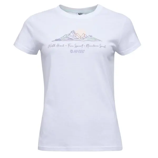 Hi-Tec Hi-Tec LADY VILDO SP Дамска памучна тениска, бяло, размер