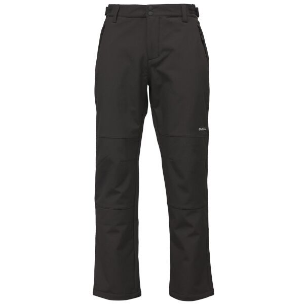 Hi-Tec Hi-Tec MARGUS SOFTSHELL KALHOTY Мъжки софтшел панталони, черно, размер