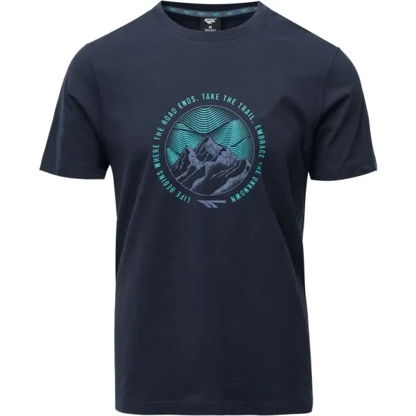 Hi-Tec Hi-Tec VILDER Мъжка памучна тениска, тъмносин, размер