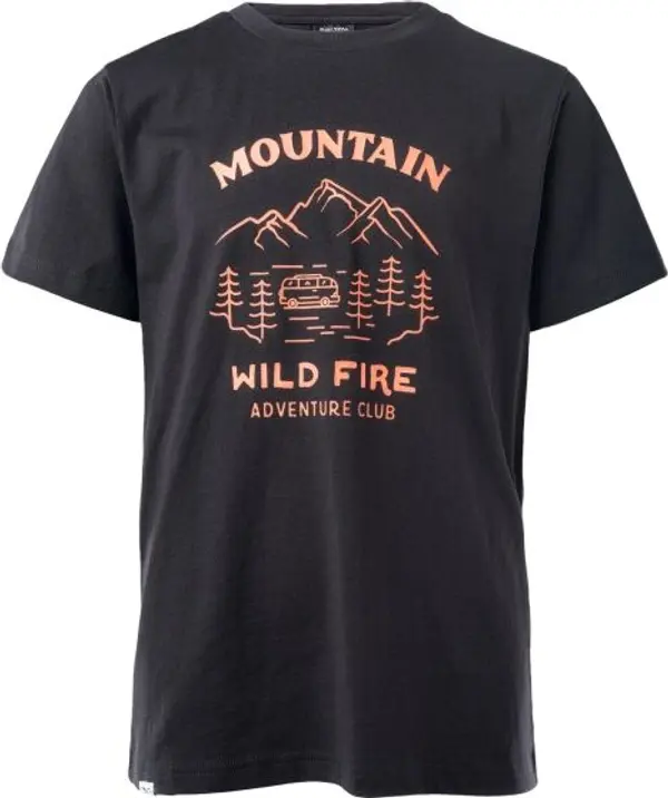 Hi-Tec Hi-Tec ZANO JRB Тениска за момчета, черно, размер