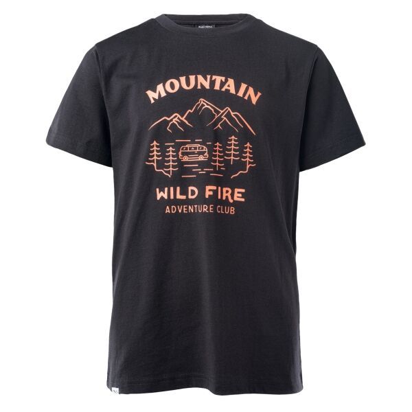 Hi-Tec Hi-Tec ZANO JRB Тениска за момчета, черно, размер