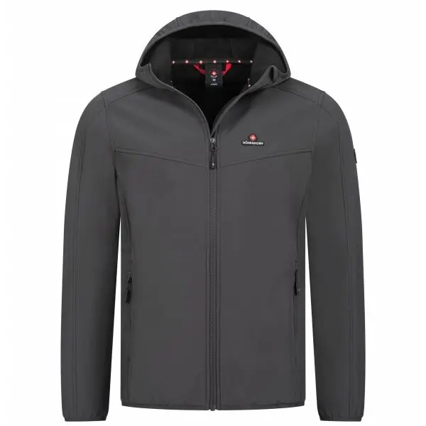 HÖHENHORN HÖHENHORN ALPBERG Мъжко софтшел яке, тъмносиво, размер