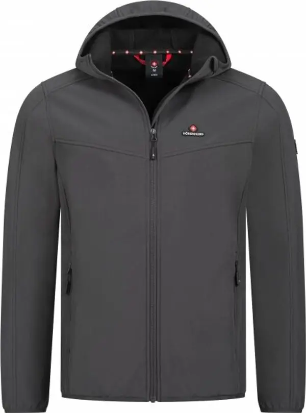 HÖHENHORN HÖHENHORN ALPBERG Мъжко софтшел яке, тъмносиво, размер