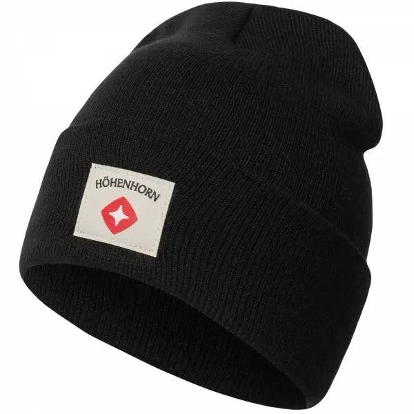 HÖHENHORN HÖHENHORN HEELFLIP Зимна шапка тип beanie, черно, размер