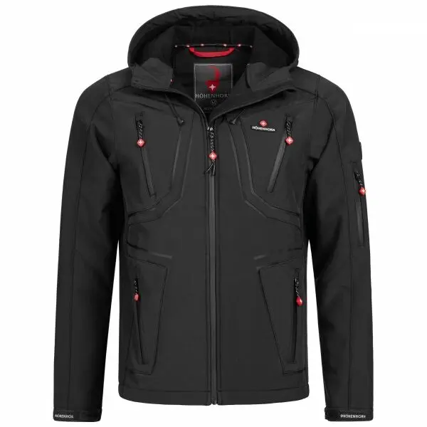 HÖHENHORN HÖHENHORN SCHILTHORN Мъжко софтшел яке, черно, размер
