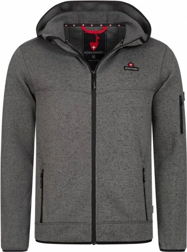 HÖHENHORN HÖHENHORN TACUL Мъжки флийс суитшърт, тъмносиво, размер