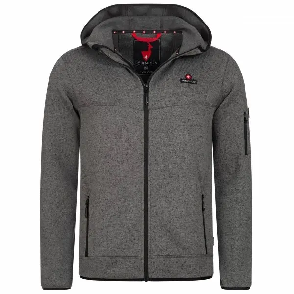 HÖHENHORN HÖHENHORN TACUL Мъжки флийс суитшърт, тъмносиво, размер