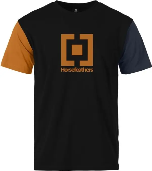 Horsefeathers Horsefeathers BASE Мъжка тениска, черно, размер