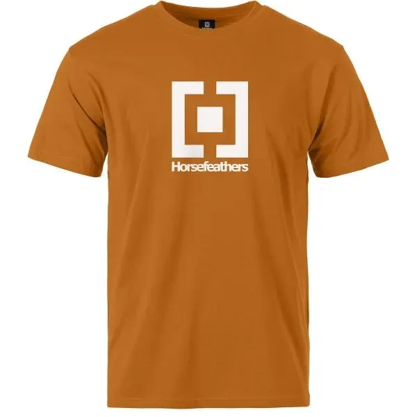 Horsefeathers Horsefeathers BASE Мъжка тениска, оранжево, размер