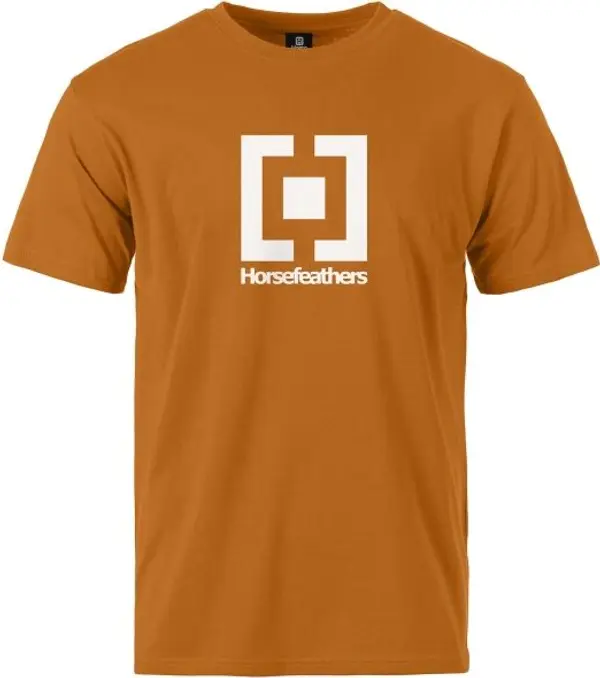 Horsefeathers Horsefeathers BASE Мъжка тениска, оранжево, размер