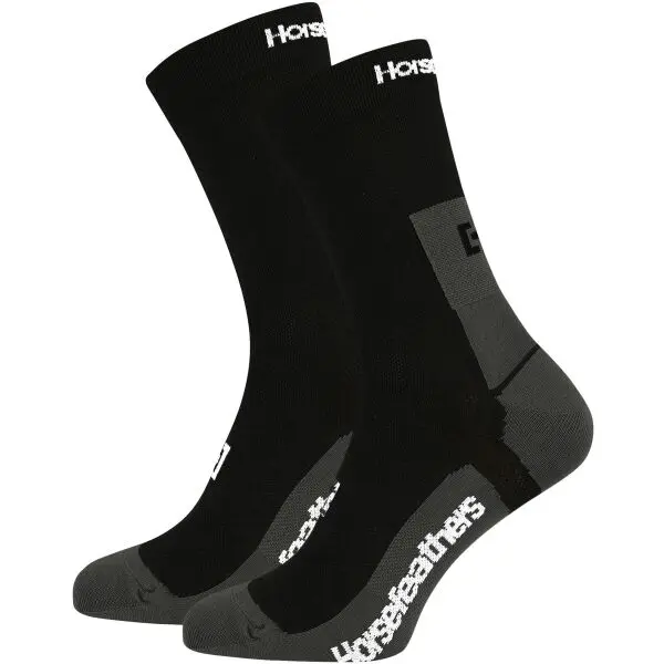 Horsefeathers Horsefeathers CADENCE LONG Чорапи за колоездене, черно, размер 40-43