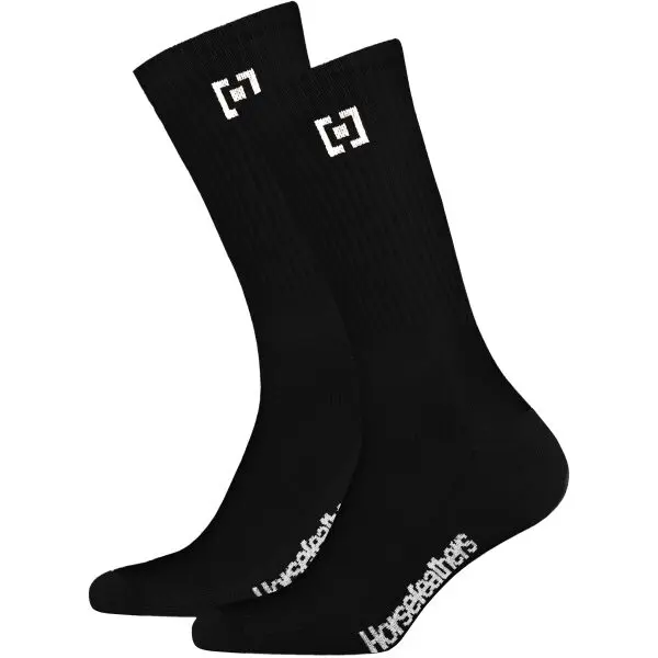 Horsefeathers Horsefeathers CREW SOCKS 2PACK Унисекс спортни чорапи, черно, размер