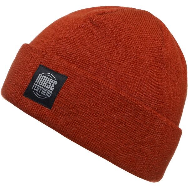 Horsefeathers Horsefeathers DEKE Мъжка зимна шапка, червено, размер
