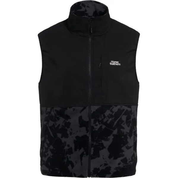 Horsefeathers Horsefeathers DUVAL FLEECE VEST Мъжко поларено елече, черно, размер