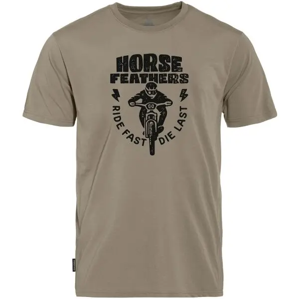 Horsefeathers Horsefeathers FULL SEND Мъжка колоездачна тениска, бежово, размер