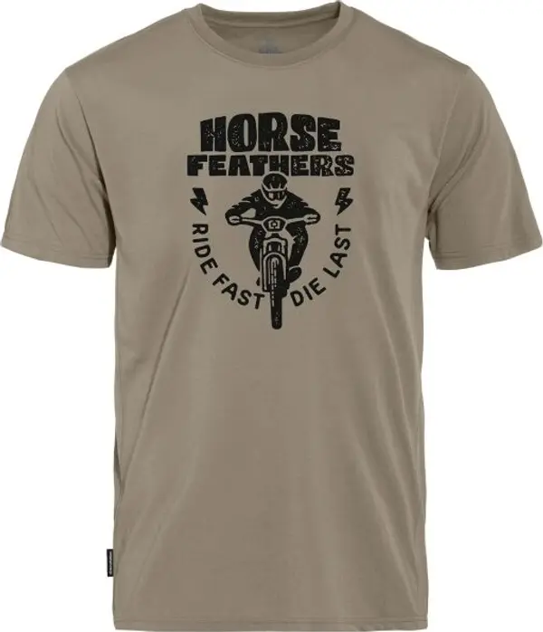 Horsefeathers Horsefeathers FULL SEND Мъжка колоездачна тениска, бежово, размер