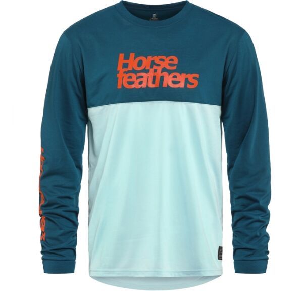 Horsefeathers Horsefeathers FURY Мъжка тениска за колоездене, светлосиньо, размер