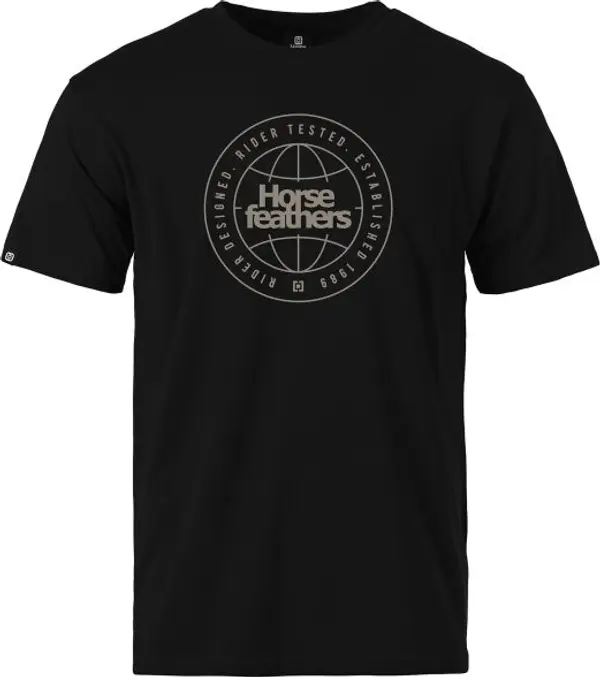 Horsefeathers Horsefeathers GLOBAL Мъжка тениска, черно, размер