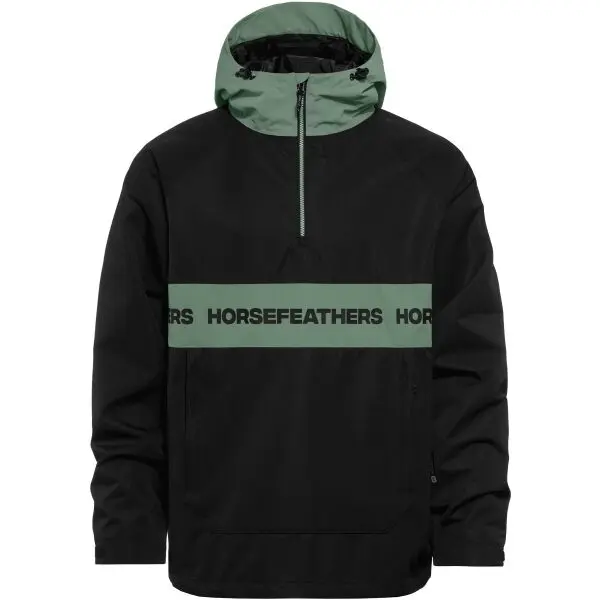 Horsefeathers Horsefeathers GORDIE Мъжко яке за ски/сноуборд, черно, размер