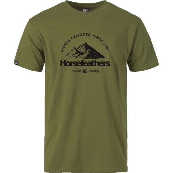 Horsefeathers Horsefeathers MOUNTAIN T-SHIRT Мъжка тениска, khaki, размер S