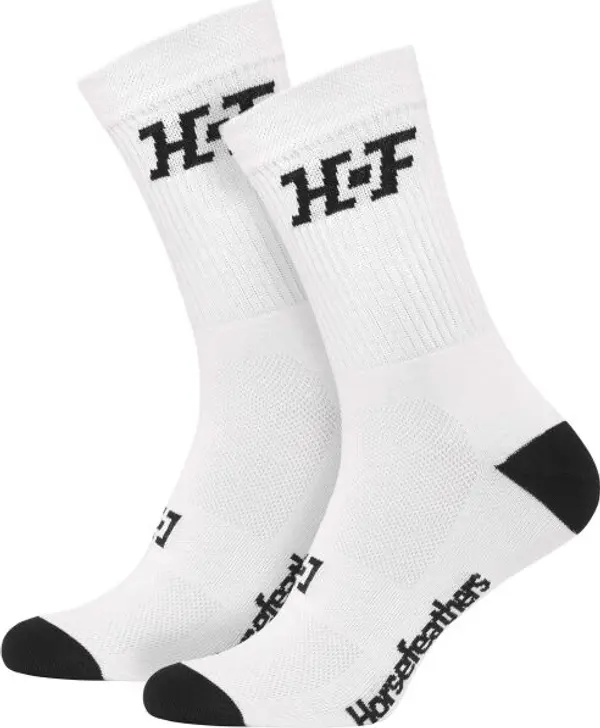 Horsefeathers Horsefeathers JAM Унисекс колоездачни чорапи, бяло, размер 37-39