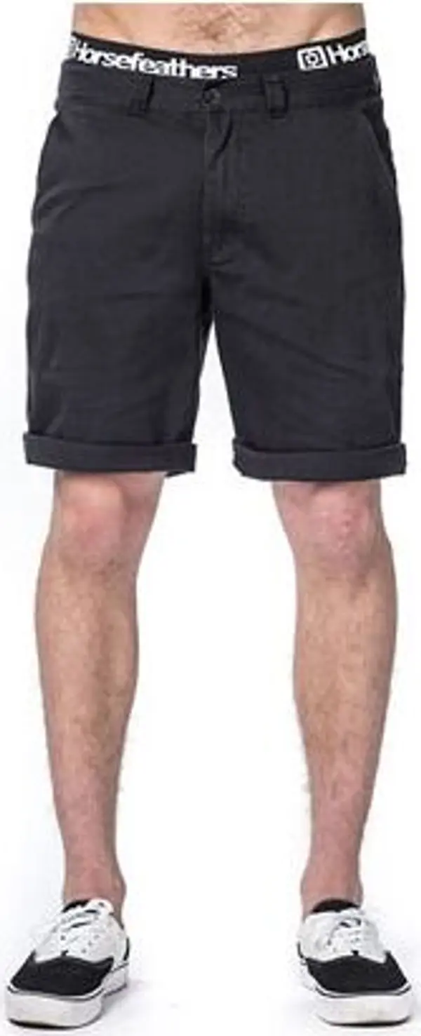 Horsefeathers Horsefeathers MACKS Мъжки шорти, черно, размер
