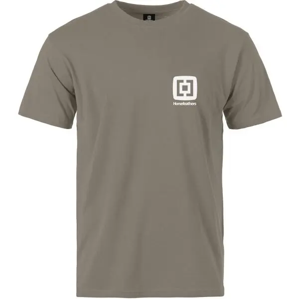 Horsefeathers Horsefeathers MINI LOGO Мъжка тениска, кафяво, размер