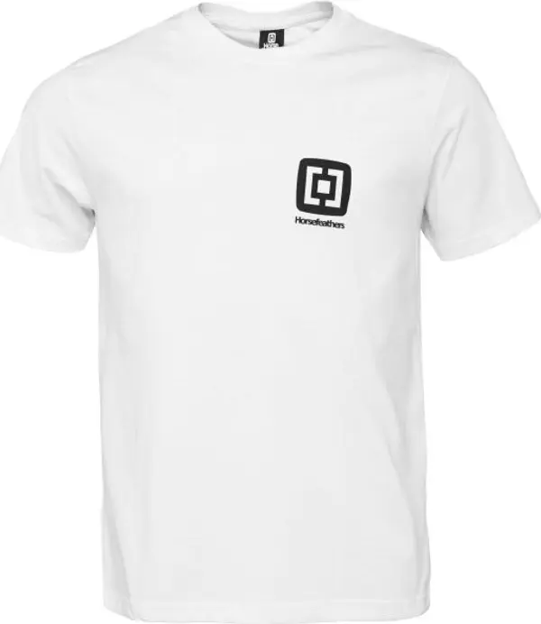 Horsefeathers Horsefeathers MINI LOGO T-SHIRT Мъжка тениска, бяло, размер