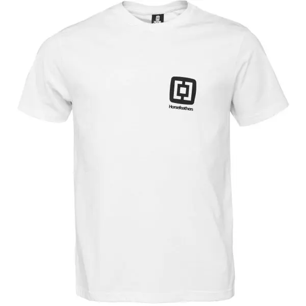 Horsefeathers Horsefeathers MINI LOGO T-SHIRT Мъжка тениска, бяло, размер