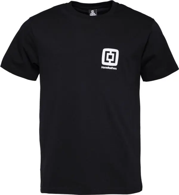 Horsefeathers Horsefeathers MINI LOGO T-SHIRT Мъжка тениска, черно, размер
