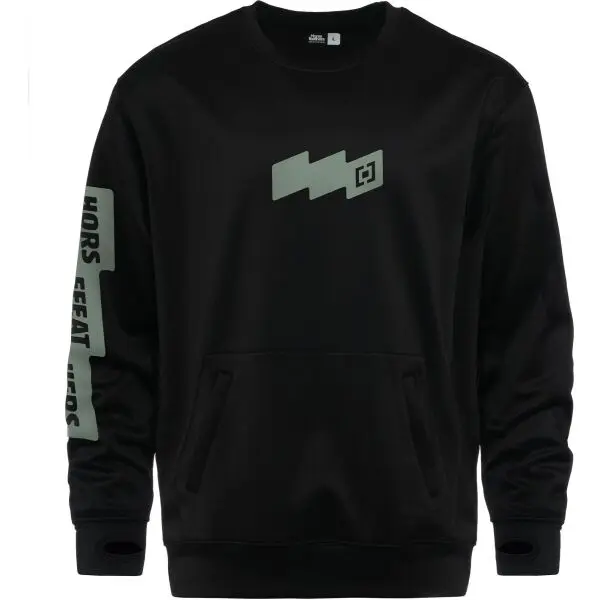 Horsefeathers Horsefeathers MORTEN Мъжки спортен суитшърт, черно, размер