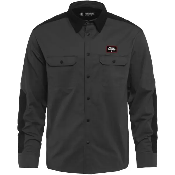 Horsefeathers Horsefeathers PROM Мъжка колоездачна риза, тъмносиво, размер