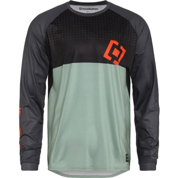 Horsefeathers Horsefeathers QUANTUM Мъжка тениска за колоездене, светло-зелено, размер