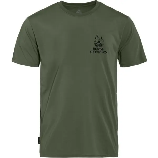 Horsefeathers Horsefeathers RECKLESS TECH Мъжка тениска, khaki, размер