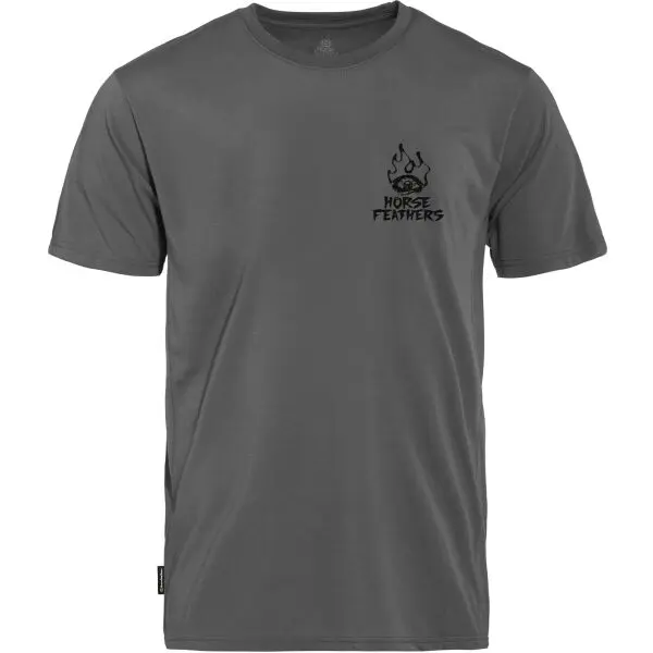 Horsefeathers Horsefeathers RECKLESS TECH Мъжка тениска, тъмносиво, размер