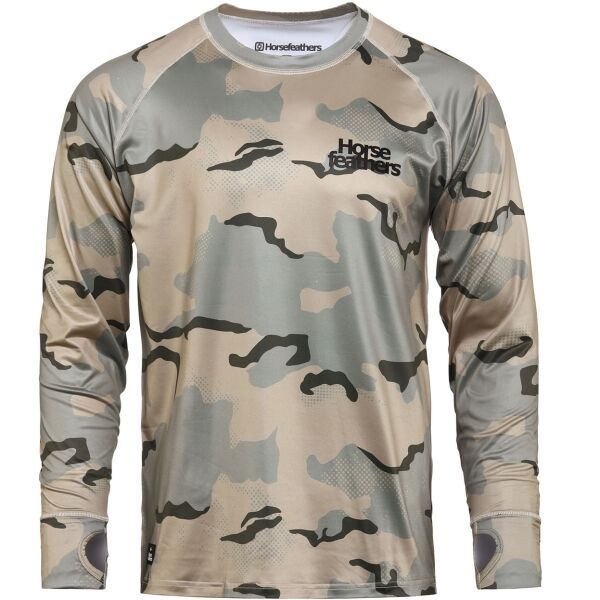 Horsefeathers Horsefeathers RILEY Мъжа термо тениска, бежово, размер