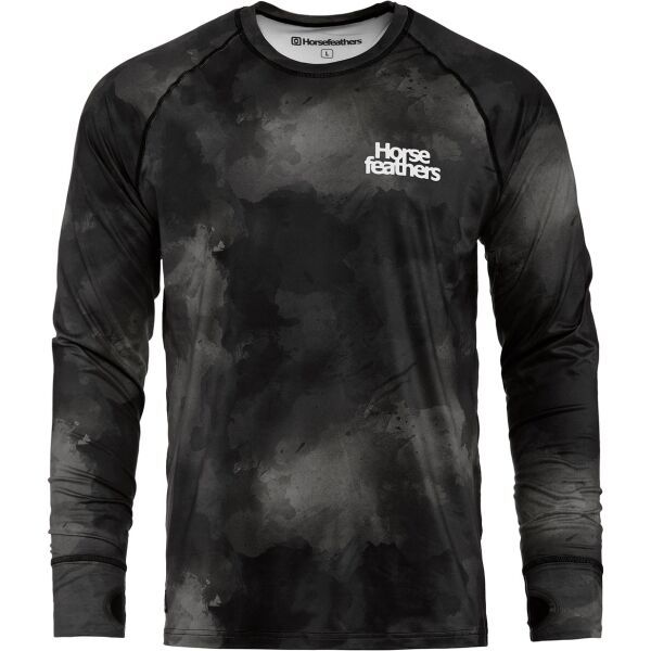 Horsefeathers Horsefeathers RILEY Мъжа термо тениска, тъмносиво, размер