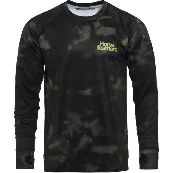 Horsefeathers Horsefeathers RILEY Мъжка термо блуза, тъмнозелено, размер