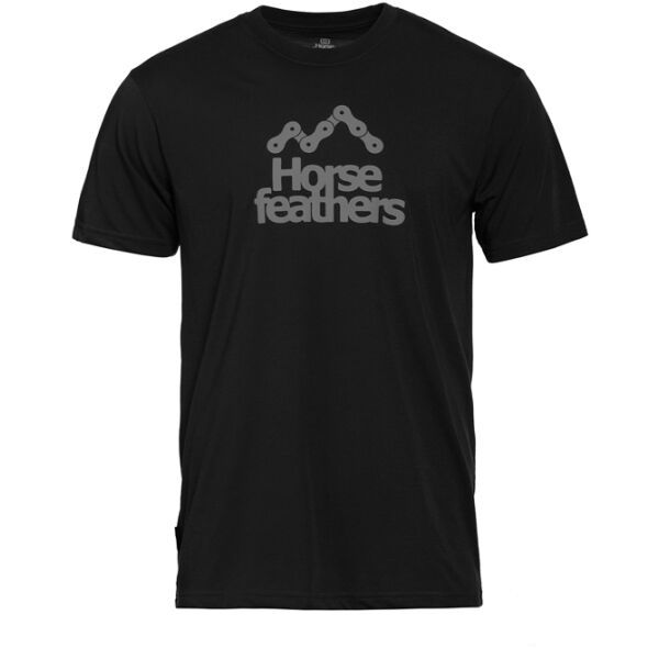 Horsefeathers Horsefeathers ROOTER Мъжка тениска, черно, размер