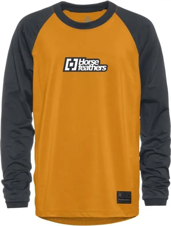 Horsefeathers Horsefeathers SPIKE LS YOUTH Момчешки колоездачен екип, кафяво, размер