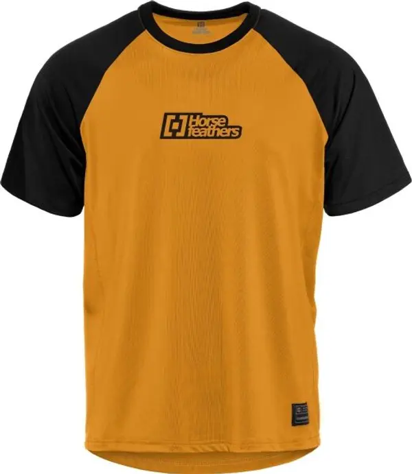 Horsefeathers Horsefeathers SPIKE Мъжка колоездачна фланелка, оранжево, размер